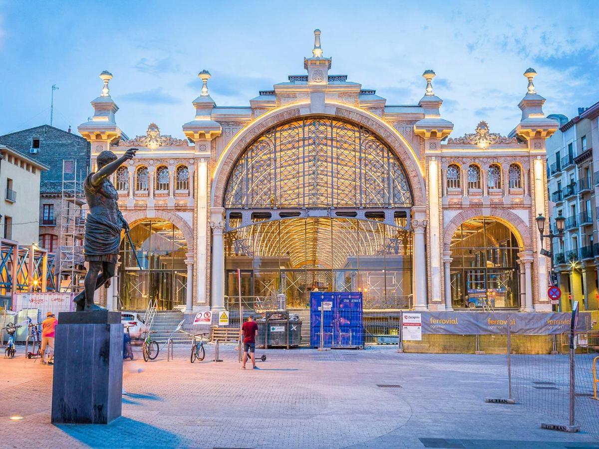 Апартаменты Gran Piso Pleno Centro. Plaza Del Pilar + Desayuno Сарагоса Экстерьер фото
